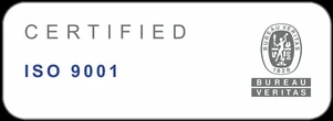 Certificazione ISO 9001:2015 rilasciata da Bureau Veritas